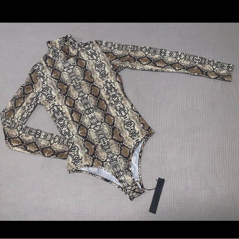 NWT Bodysuit snake print